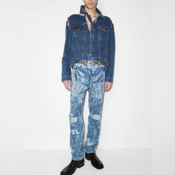 Y/Project cut-out detail denim jacket 46 - Picture 2 of 12